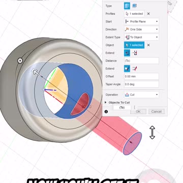 Fusion 360: Push Pull to a Surface