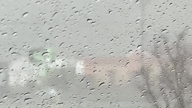 Tornado Passes By Person Parked at Bank