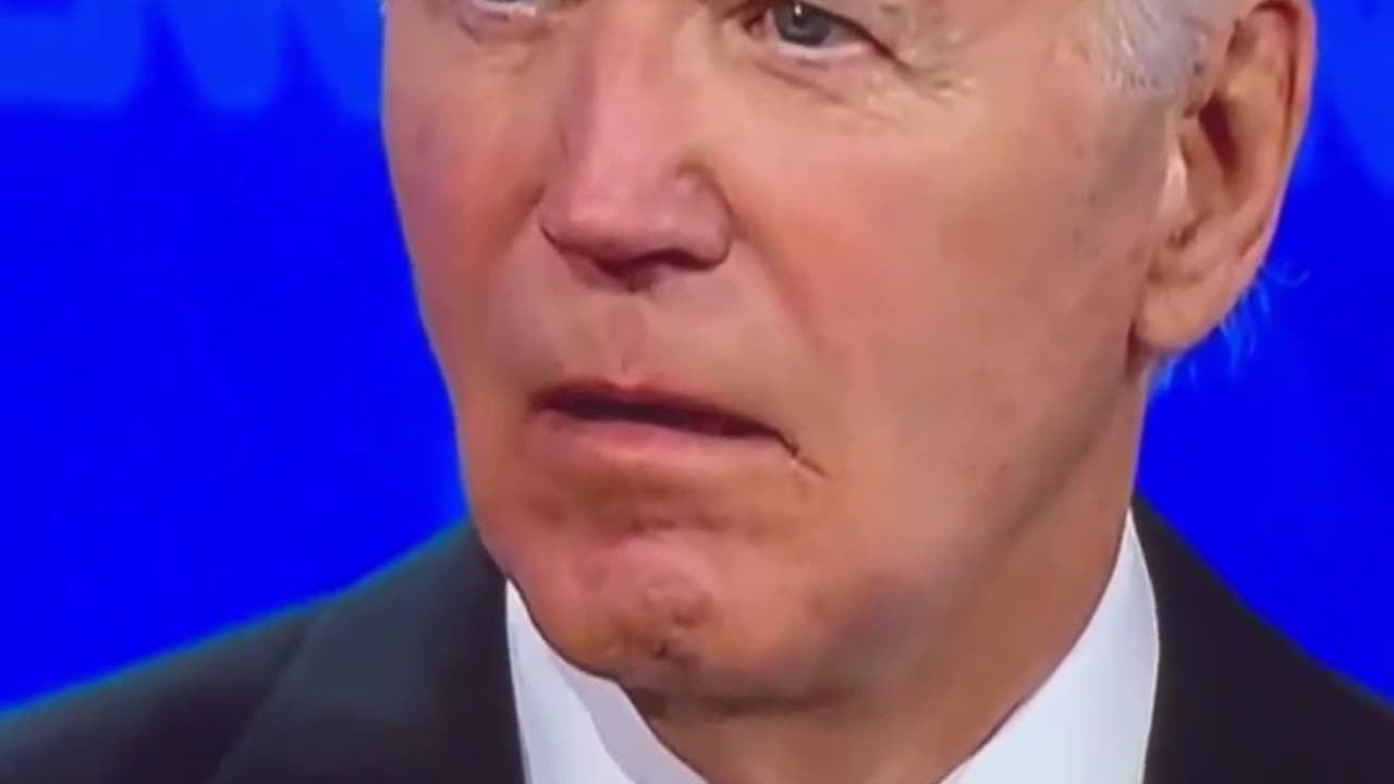 PEDO JOE'S CLONE FACE MAKES IDIOT FACE CAUSED BY HIS HANDLERS AND OWNERS..