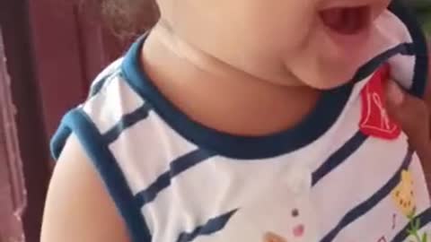 funny baby cry