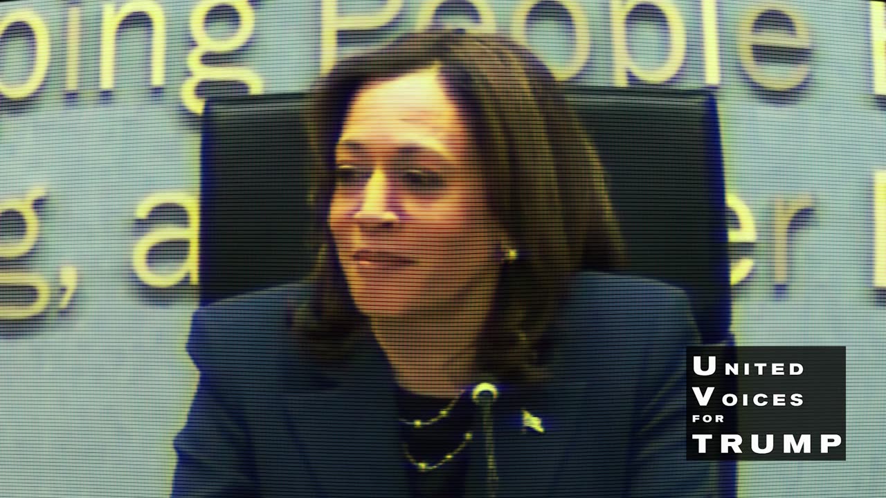 Kamala Harris looks like a deer in the headlights.