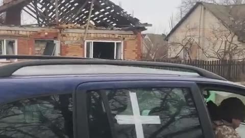 Ukrainian military vehicles destroyed in Bakhmut, March 07th