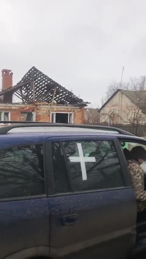 Ukrainian military vehicles destroyed in Bakhmut, March 07th