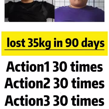 To achieve your ideal weight