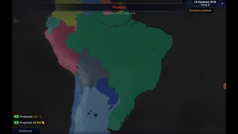 Age of civilization 2 timelapse Brazil create kingdom of Brazil