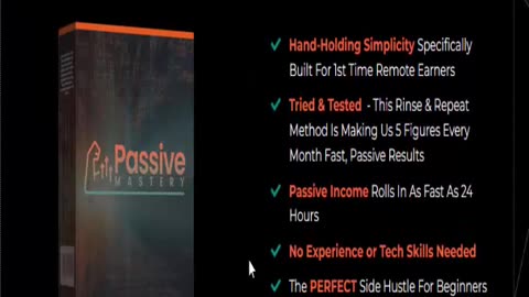 Passive Mastery review-Passive Online Income