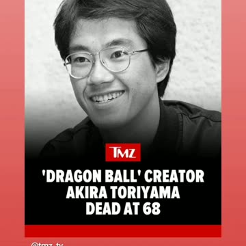 Rip to akira toriyama creators of all dragon ball z series 🙏🕊3/8/24