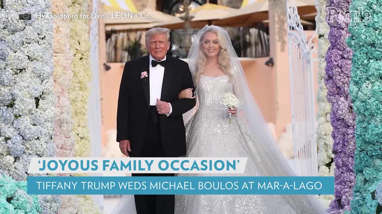 Tiffany Trump Marries Michael Boulos at Mar-a-Lago PEOPLE