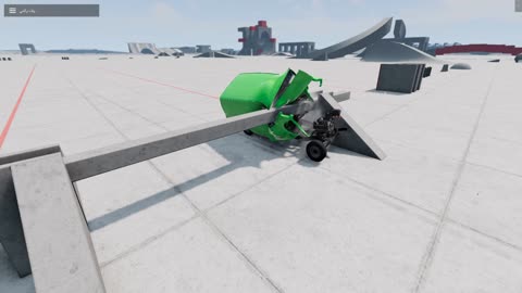 Slow motion car crash test | ‏BeamNG.drive