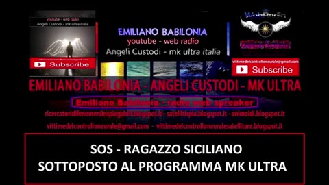 Ragazzo Siciliano VITTIMA di controllo mentale (MK-ultra) - INTERVISTA