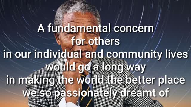 Nelson Mandela's three inspirational quotes