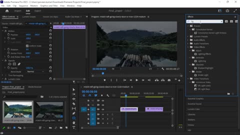 Adobe Premiere Pro – Day into Night effect