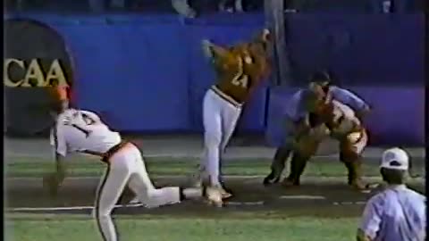 1983 CWS Game#11 Texas vs Alabama