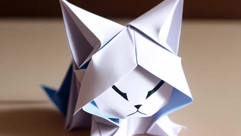 Origami Cat Picture ☯️