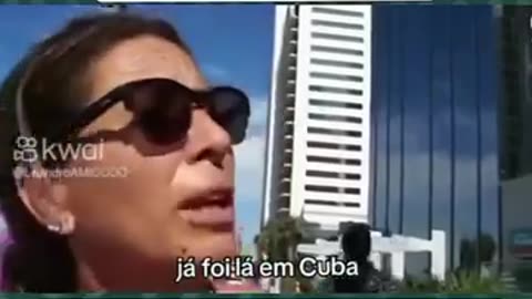 Cubana responde para militante do PT