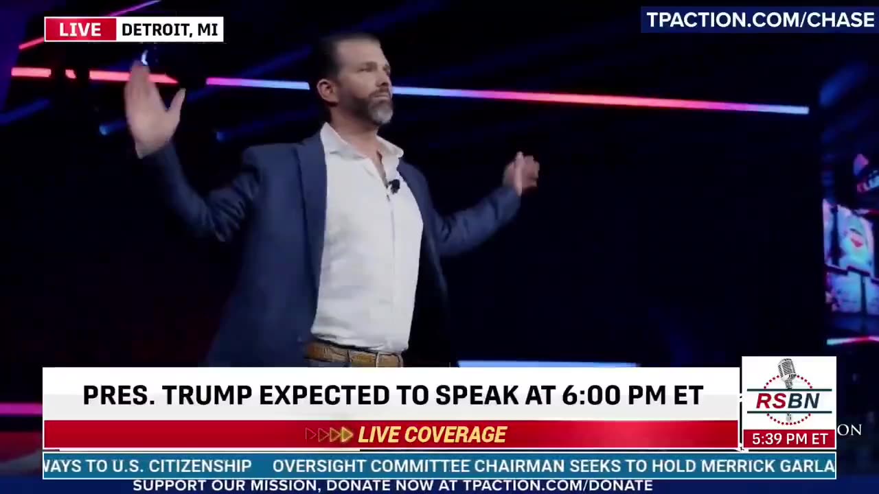 "We must all become unafraid. We must all get in the game" | Don Jr