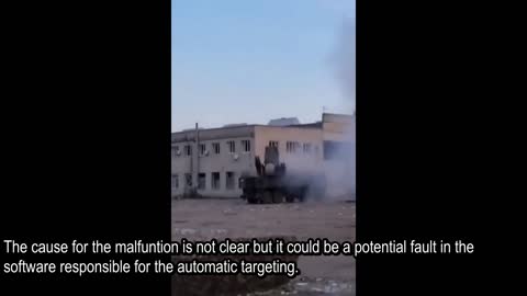 Russian Air Defense Fail - Russian Pantsir-S2 System Malfunctions • Hits Friendly Position