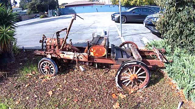 Ancient tractor body