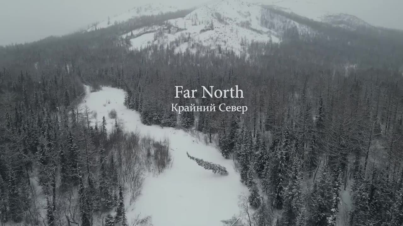 Primitive Life of Nomads of Arctic. Survival in Far North. Russia. Tundra Nenets - 73°C