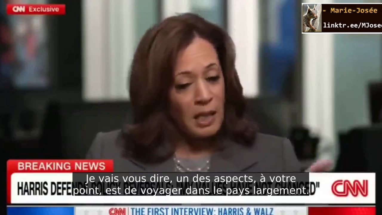 ▶ EXTRAITS-RQ (1er sept 24) : KAMALA HARRIS - Je crois que quelqu'un me l'a dit 17 fois...