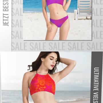 High Neck Bikinis: Der neue Trend für einen eleganten Beach-Look!