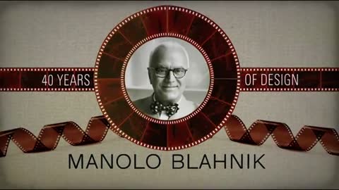 British Fashion Award VT for Outstanding Achievement Award won by Manolo Blahnik CBE