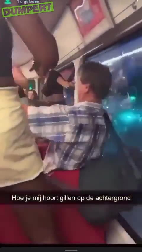 Bullied in his own country, a Dutch man with special needs becomes a victim on the train.