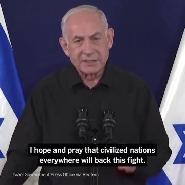 Prime Minister Benjamin Netanyahu of Israel rejected the idea of a cease-fire on Monday