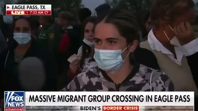 Reporter IN SHOCK after illegal border crossers THANK Biden for open border