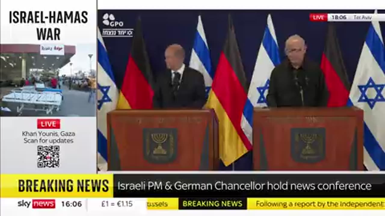 n such difficult times, Germany only has one place - next to Israel.'