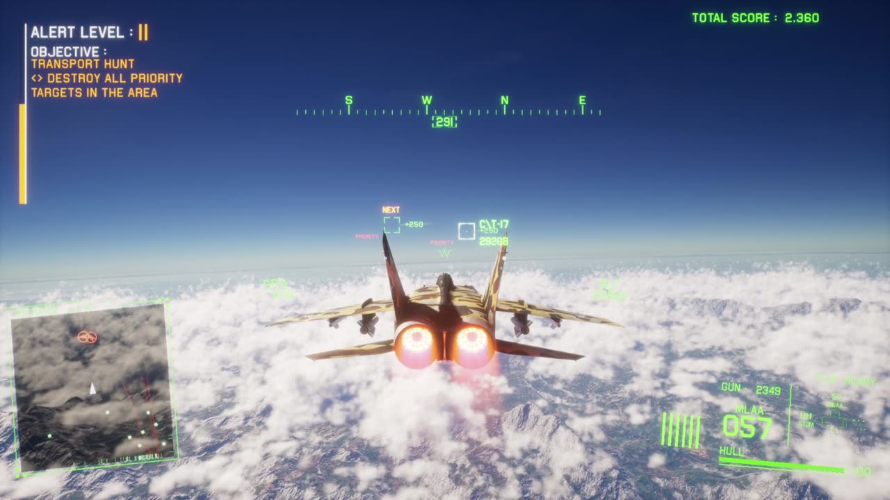 Project Wingman Conquest Mode, Mission 19, Normal, 0.5x alert modifier