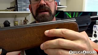 Beeman 1042 .22 Caliber Break Barrel Pellet Rifle Table Top Review.mp4