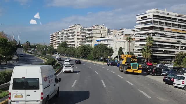 PIREAS GREECE DRIVING AROUND