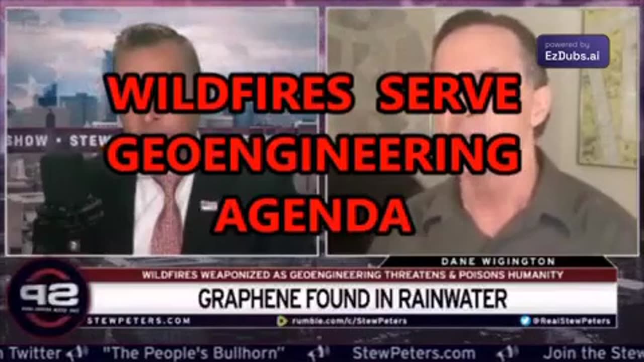 ‼️ Geoengineering vergiftet den Planeten: Graphen im Regenwasser und bei Waldbränden gefunden!!!!!