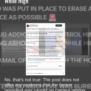 Fact Check: Video Does NOT Show Obama 'Committing Abhorrent Acts While High'