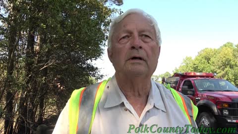 STRANGE SERIES OF FIRES AROUND POLK COUNTY HIGHWAYS, GOODRICH TEXAS, 10/09/22...