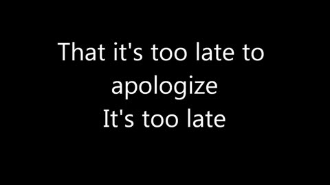 Apologize - OneRepublic