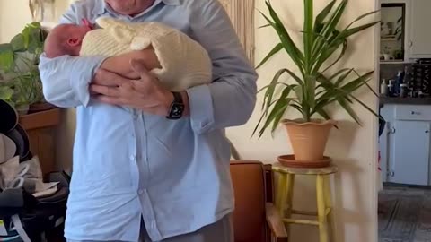 Grandparents cry when surprised with new grandbaby | Humankind