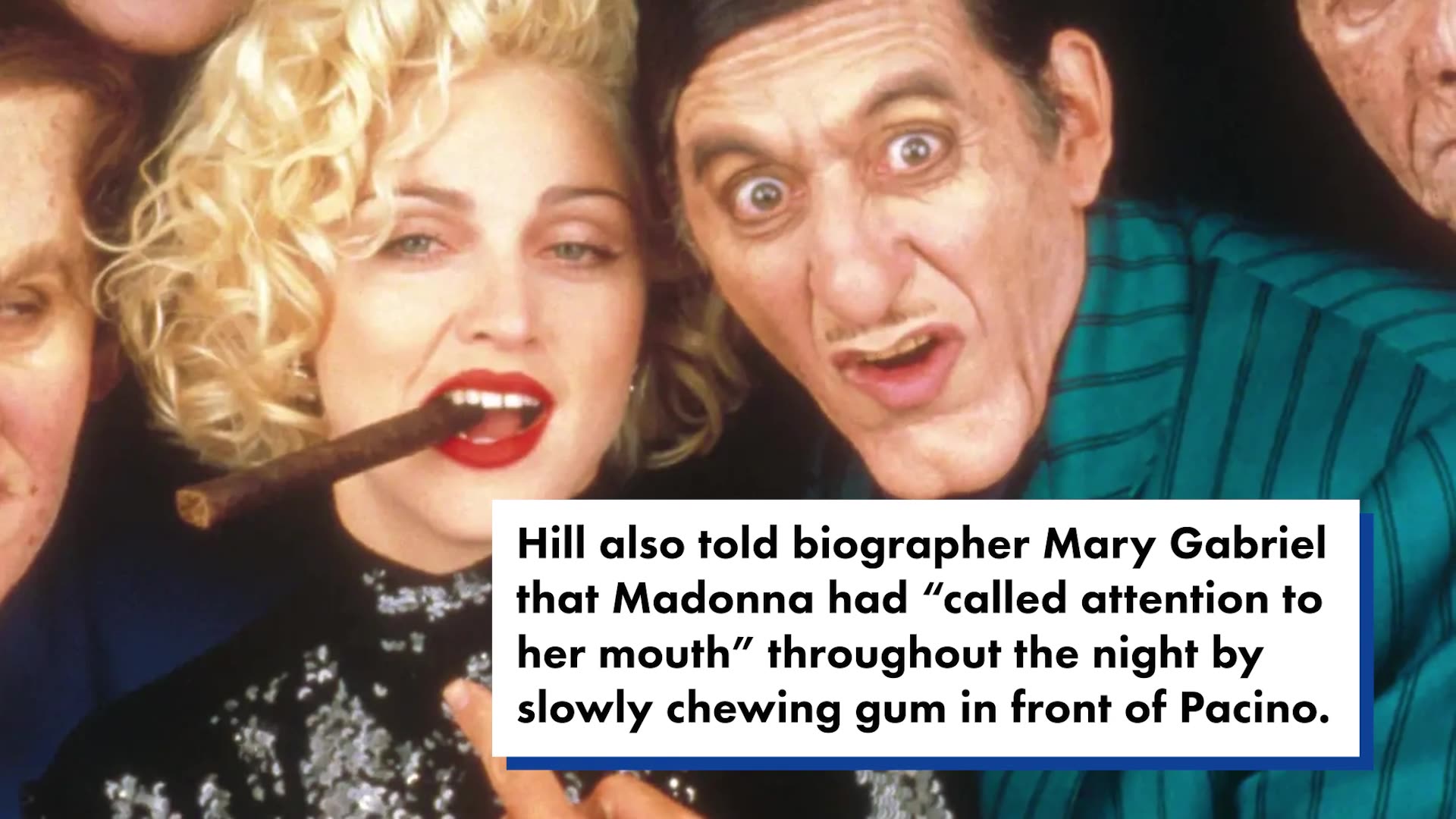 Madonna allegedly stuck her tongue in Al Pacino's ear when they met