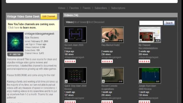YouTube Alpha Channel Tribute
