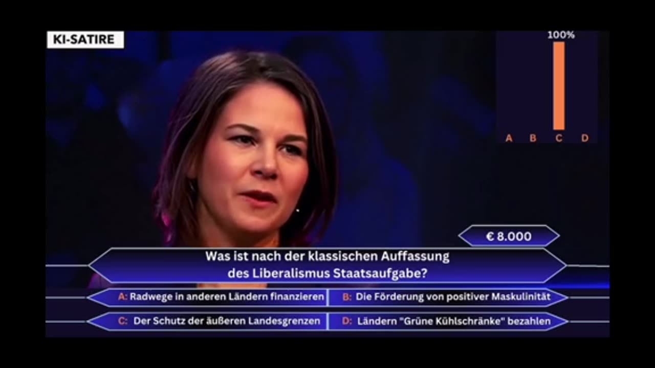 Annalena Baerbock bei Wer wird Millionär 😎