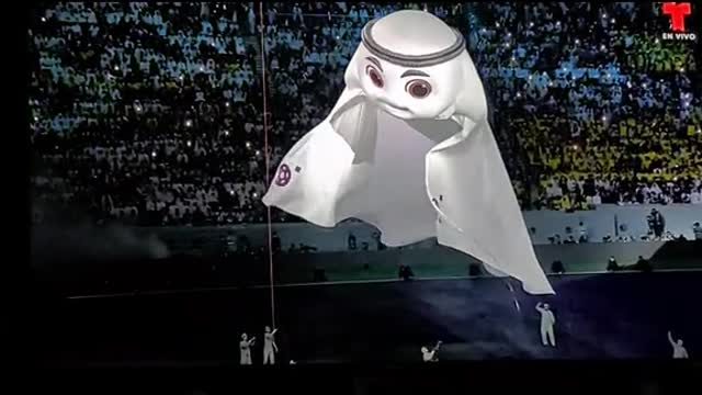 The mascot for Qatar for this years World Cup is=sOO cute