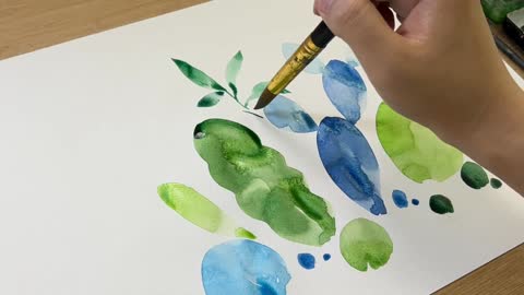 'Cactus' painting Painting watercolor for beginners