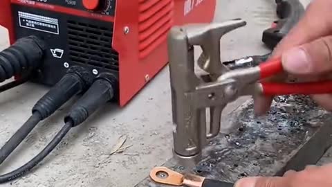 DIY ground welder with magnet