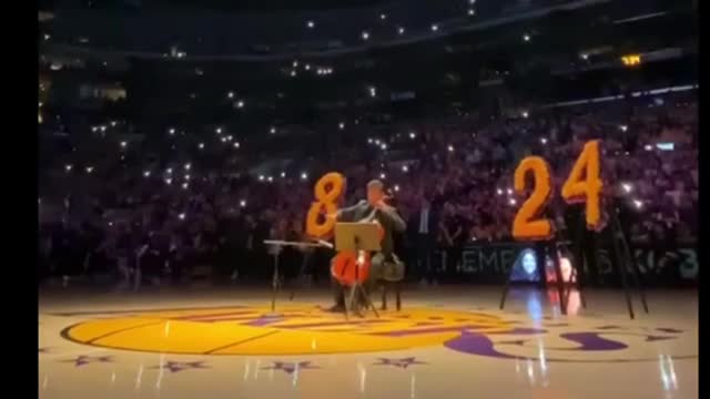 Usher tribute to Kobe Bryant and GIGI memorial at crypto.com arena