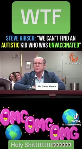 No autism seen in the unvaccinated like the Amish for example..