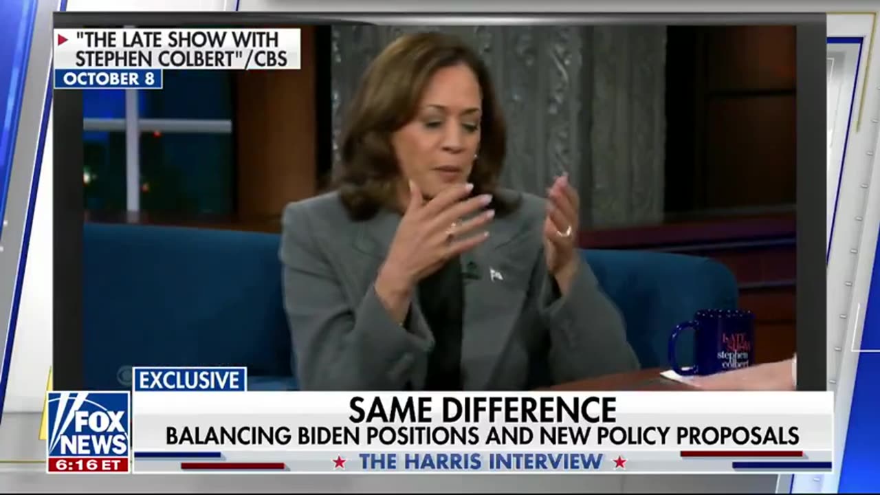 Kamala Harris on Fox with Bret Baier Special Report