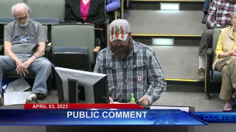 William Norris (MLR, NM) Addresses Las Cruces Council Meeting Concerning New Abortion Facility.