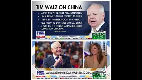 Walz and China, Go Figure ..