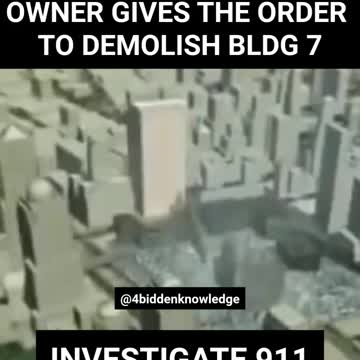 911 Conspiracy - Larry Silverstein WTC Owner Admits Order to Drop BLDG#7 -Because of Fires